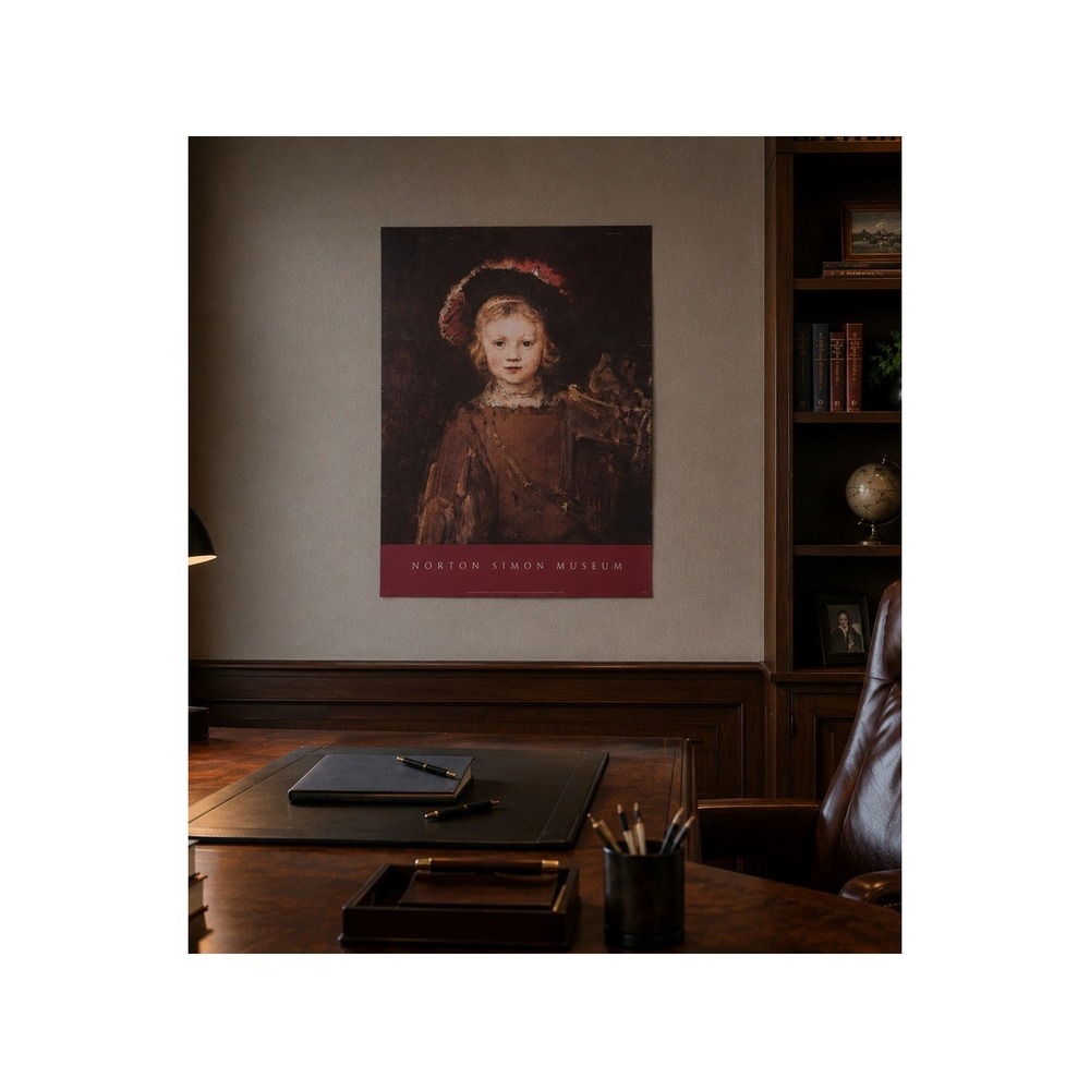 Rembrandt Portrait of a Boy Norton Simon Museum Exhibition Art Poster 2002 Print
